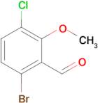 6-Bromo-3-chloro-2-methoxybenzaldehyde