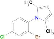 1-(2-Bromo-4-chlorophenyl)-2,5-dimethyl-1H-pyrrole