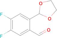 2-(1,3-Dioxolan-2-yl)-4,5-difluorobenzaldehyde