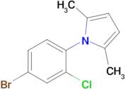 1-(4-Bromo-2-chlorophenyl)-2,5-dimethyl-1H-pyrrole