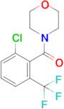 (2-Chloro-6-(trifluoromethyl)phenyl)(morpholino)methanone