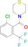 (2-Chloro-6-(trifluoromethyl)phenyl)(thiomorpholino)methanone