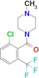 (2-Chloro-6-(trifluoromethyl)phenyl)(4-methylpiperazin-1-yl)methanone