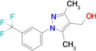 (3,5-Dimethyl-1-(3-(trifluoromethyl)phenyl)-1H-pyrazol-4-yl)methanol