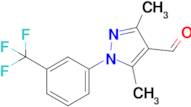 3,5-Dimethyl-1-(3-(trifluoromethyl)phenyl)-1H-pyrazole-4-carbaldehyde