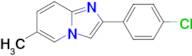 2-(4-Chlorophenyl)-6-methylimidazo[1,2-a]pyridine