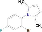 1-(2-Bromo-4-fluorophenyl)-2,5-dimethyl-1H-pyrrole