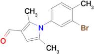 1-(3-Bromo-4-methylphenyl)-2,5-dimethyl-1H-pyrrole-3-carbaldehyde