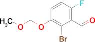 2-Bromo-6-fluoro-3-(methoxymethoxy)benzaldehyde