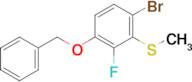 (3-(Benzyloxy)-6-bromo-2-fluorophenyl)(methyl)sulfane