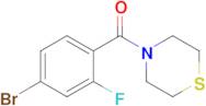 (4-Bromo-2-fluorophenyl)(thiomorpholino)methanone