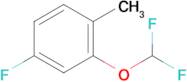 2-(Difluoromethoxy)-4-fluoro-1-methylbenzene