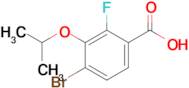 4-Bromo-2-fluoro-3-isopropoxybenzoic acid