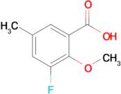 3-Fluoro-2-methoxy-5-methylbenzoic acid