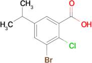 3-Bromo-2-chloro-5-isopropylbenzoic acid