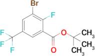 tert-Butyl 3-bromo-2-fluoro-5-(trifluoromethyl)benzoate