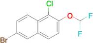 6-Bromo-1-chloro-2-(difluoromethoxy)naphthalene