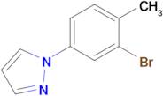 1-(3-Bromo-4-methylphenyl)-1H-pyrazole