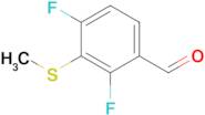 2,4-Difluoro-3-(methylthio)benzaldehyde