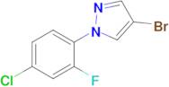 4-Bromo-1-(4-chloro-2-fluorophenyl)-1H-pyrazole