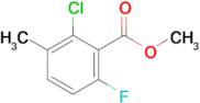 Methyl 2-chloro-6-fluoro-3-methylbenzoate