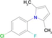 1-(4-Chloro-2-fluorophenyl)-2,5-dimethyl-1H-pyrrole