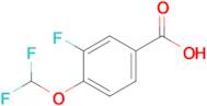 4-(Difluoromethoxy)-3-fluorobenzoic acid