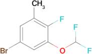 5-Bromo-1-(difluoromethoxy)-2-fluoro-3-methylbenzene