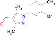 1-(3-Bromo-4-methylphenyl)-3,5-dimethyl-1H-pyrazole-4-carbaldehyde