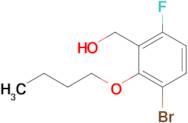 (3-Bromo-2-butoxy-6-fluorophenyl)methanol