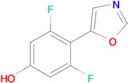 3,5-Difluoro-4-(oxazol-5-yl)phenol