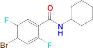 4-Bromo-N-cyclohexyl-2,5-difluorobenzamide