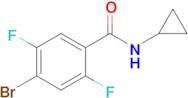 4-Bromo-N-cyclopropyl-2,5-difluorobenzamide