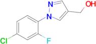 (1-(4-Chloro-2-fluorophenyl)-1H-pyrazol-4-yl)methanol