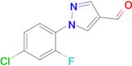 1-(4-Chloro-2-fluorophenyl)-1H-pyrazole-4-carbaldehyde