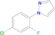 1-(4-Chloro-2-fluorophenyl)-1H-pyrazole