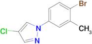 1-(4-Bromo-3-methylphenyl)-4-chloro-1H-pyrazole