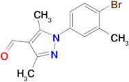 1-(4-Bromo-3-methylphenyl)-3,5-dimethyl-1H-pyrazole-4-carbaldehyde