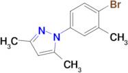 1-(4-Bromo-3-methylphenyl)-3,5-dimethyl-1H-pyrazole