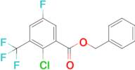 Benzyl 2-chloro-5-fluoro-3-(trifluoromethyl)benzoate