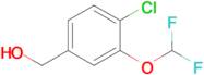 (4-Chloro-3-(difluoromethoxy)phenyl)methanol