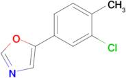 5-(3-Chloro-4-methylphenyl)oxazole