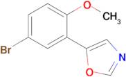 5-(5-Bromo-2-methoxyphenyl)oxazole