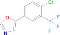 5-(4-Chloro-3-(trifluoromethyl)phenyl)oxazole