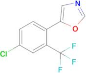 5-(4-Chloro-2-(trifluoromethyl)phenyl)oxazole