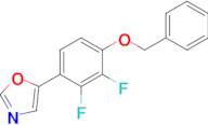 5-(4-(Benzyloxy)-2,3-difluorophenyl)oxazole