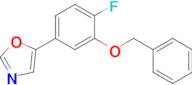 5-(3-(Benzyloxy)-4-fluorophenyl)oxazole