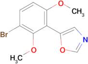 5-(3-Bromo-2,6-dimethoxyphenyl)oxazole