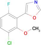 5-(3-Chloro-6-fluoro-2-methoxyphenyl)oxazole