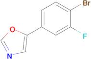 5-(4-Bromo-3-fluorophenyl)oxazole